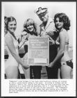 Actor Lloyd Bridges helping to promote a safe boating course